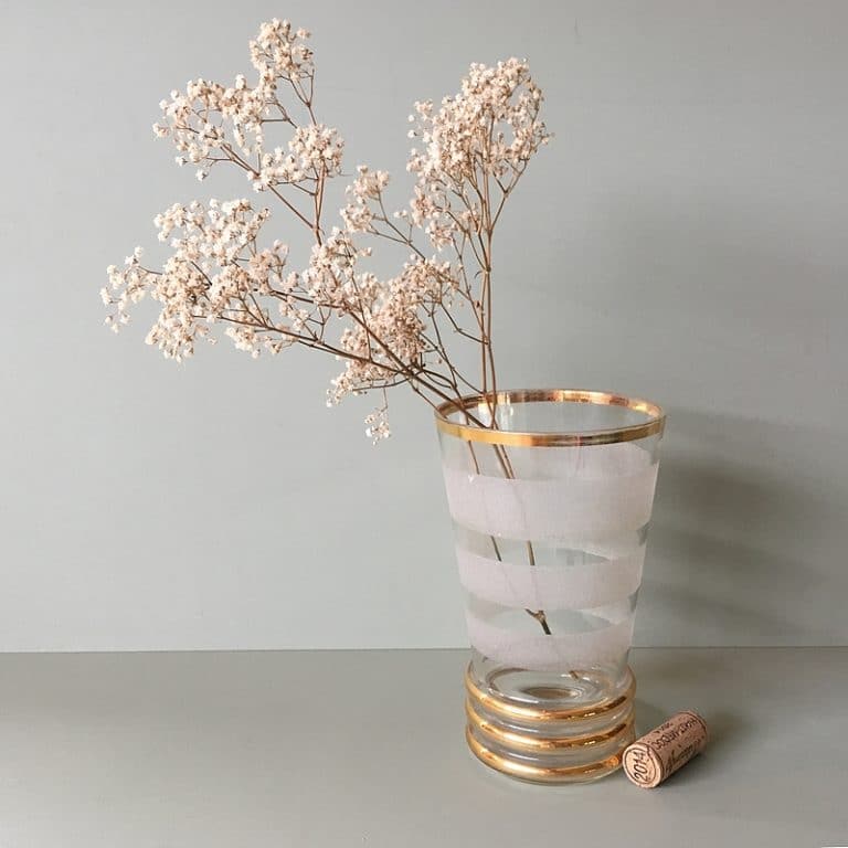 vase ancien, décoration vintage, vase granité, design des années 50